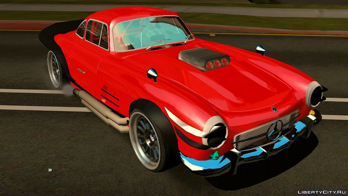 Mercedes-Benz 300SL Cyberpunk / GTA San Andreas (iOS, Android)