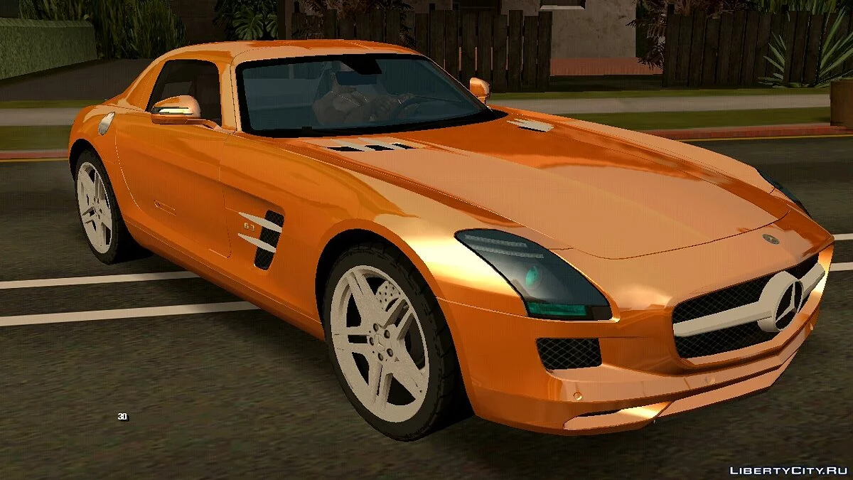 Mercedes-Benz SLS AMG / GTA San Andreas (iOS, Android)