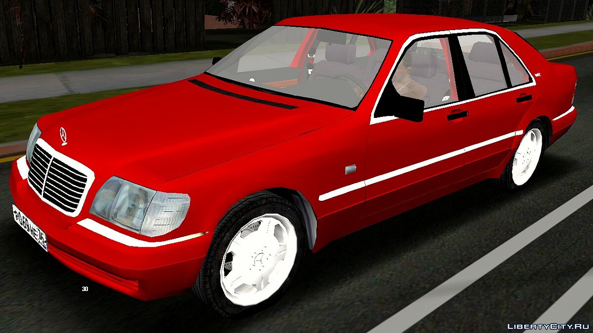 Скачать Mercedes-Benz W140 для GTA San Andreas (iOS, Android)