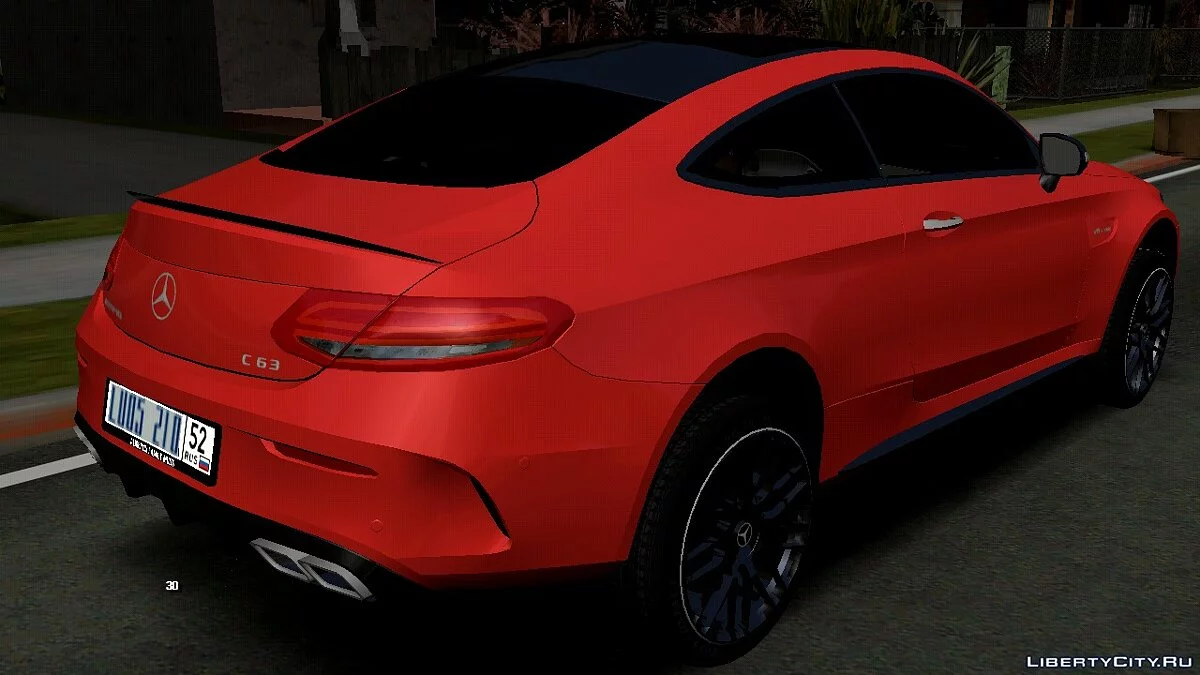 Mercedes-Benz C63 W205 / GTA San Andreas (iOS, Android)