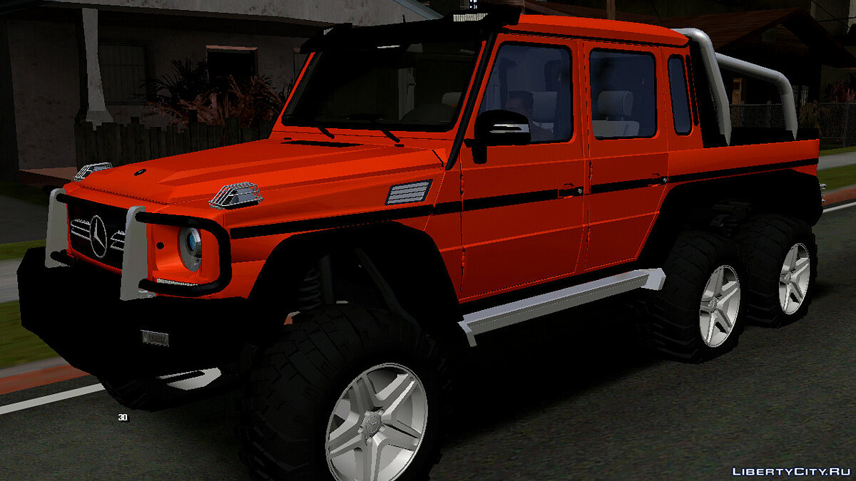 Скачать Mercedes-Benz GL G65 6x6 Off Road (только DFF) для GTA San Andreas  (iOS, Android)