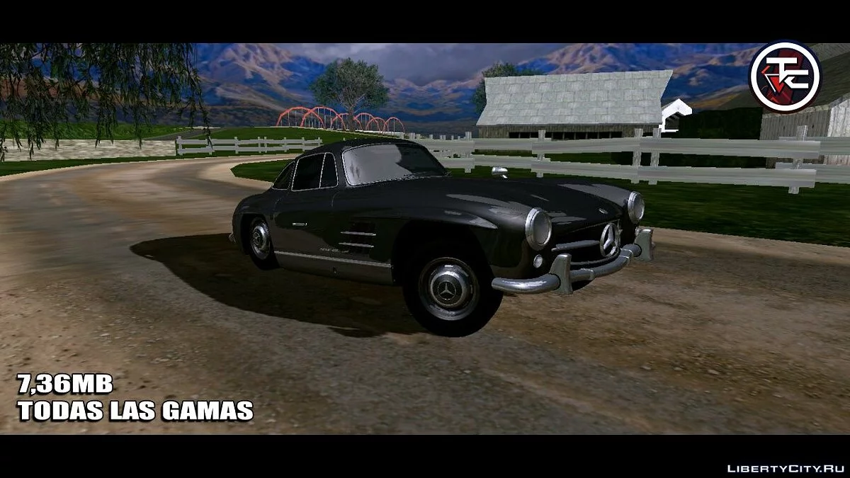 Mercedes-Benz 300SL (только DFF) / GTA San Andreas (iOS, Android)