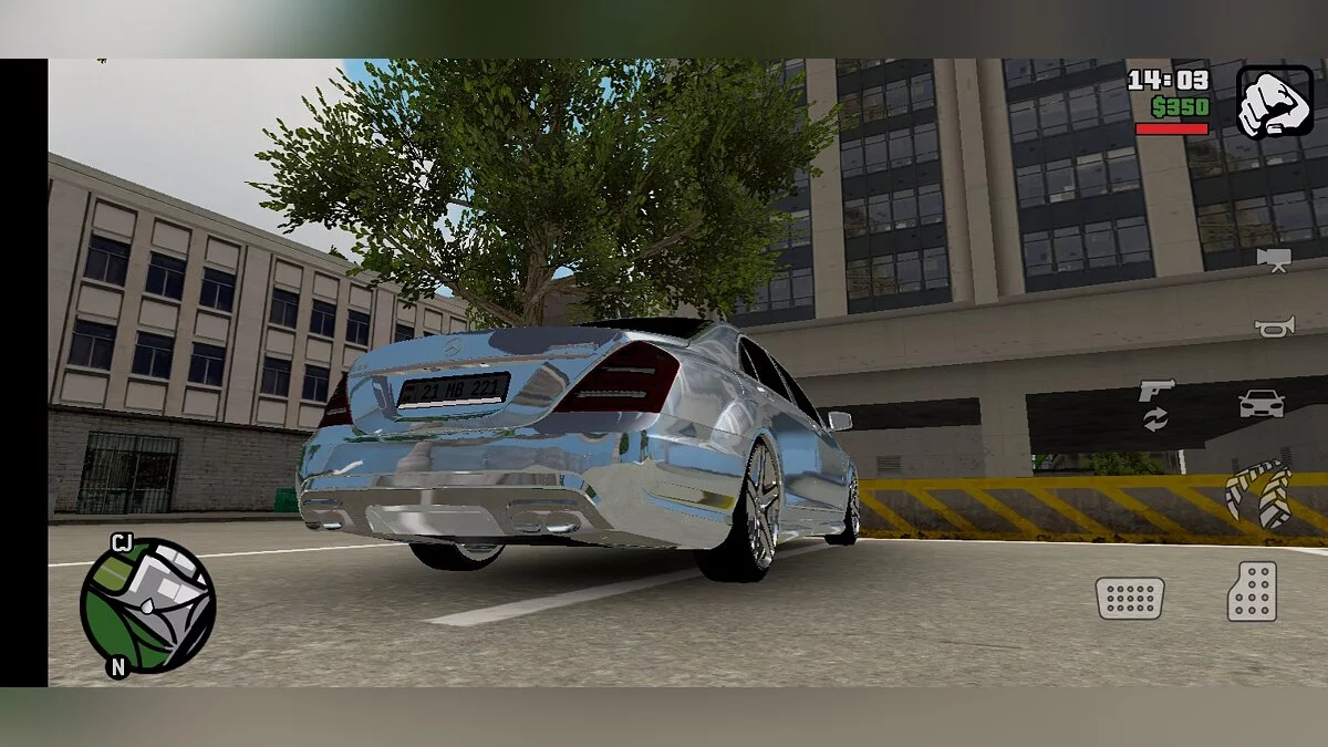 Mercedes-Benz W221 / GTA San Andreas (iOS, Android)
