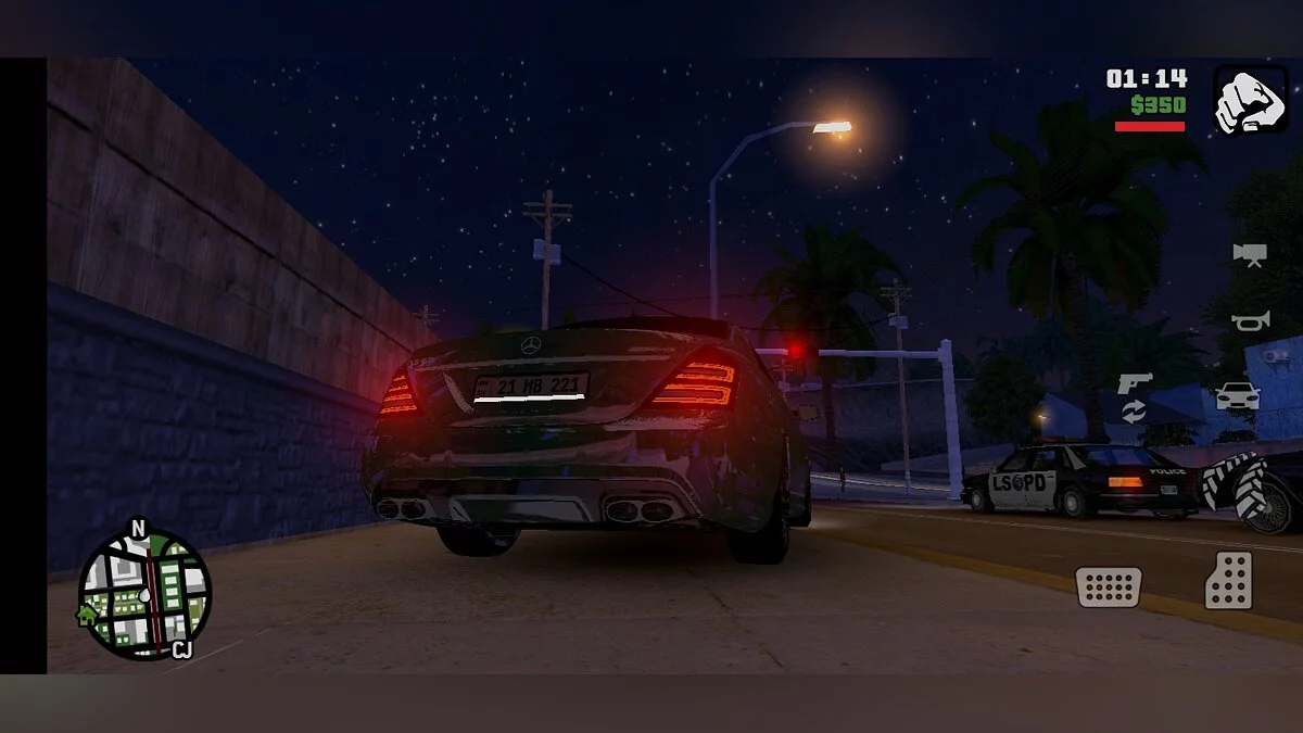 Mercedes-Benz W221 / GTA San Andreas (iOS, Android)