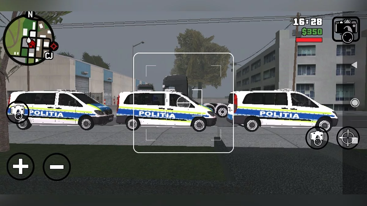Mercedes Vito 2020 Полиция / GTA San Andreas (iOS, Android)