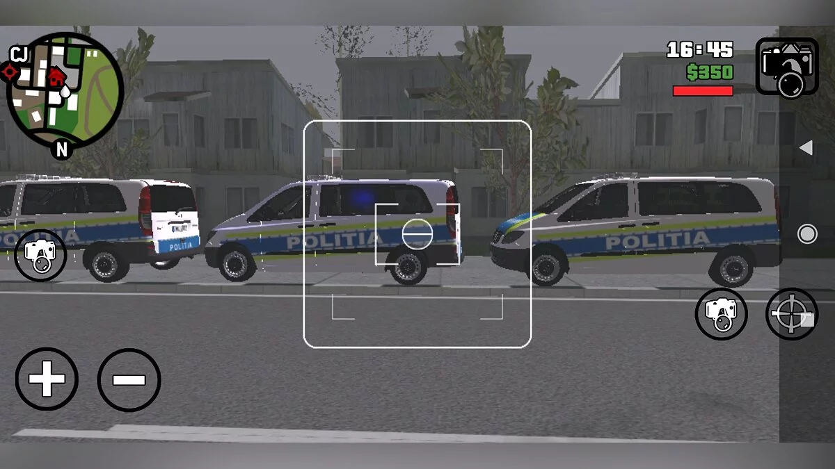Mercedes Vito 2020 Полиция / GTA San Andreas (iOS, Android)