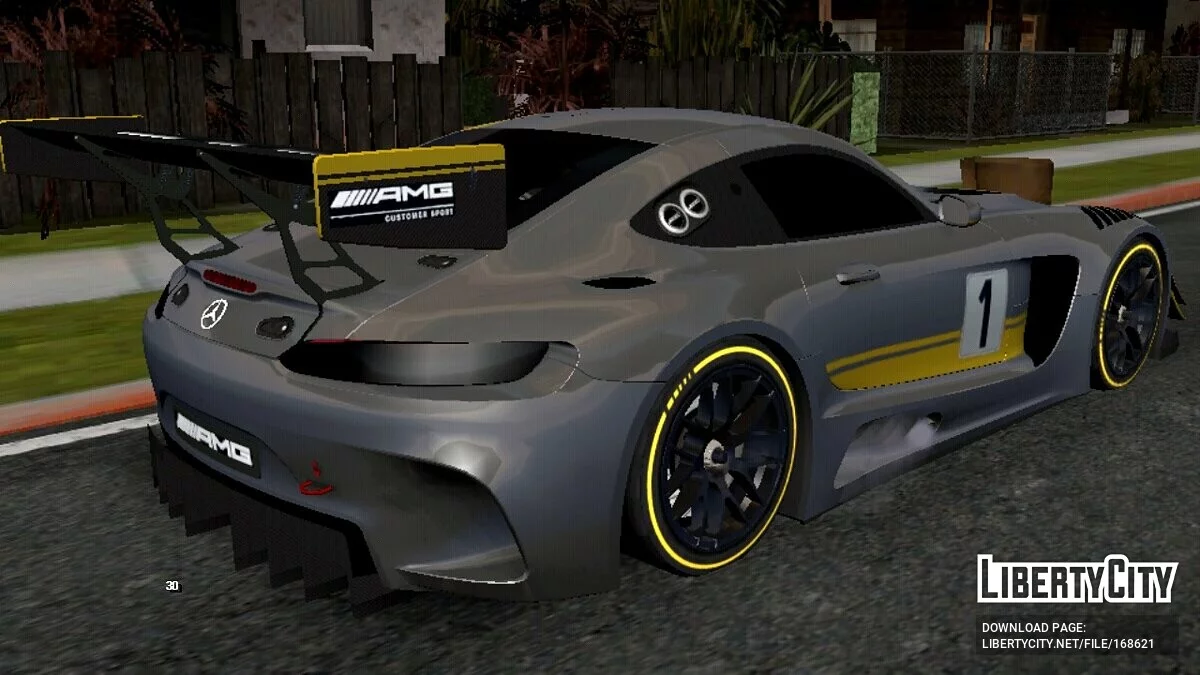 Mercedes-Benz AMG GT4 / GTA San Andreas (iOS, Android)