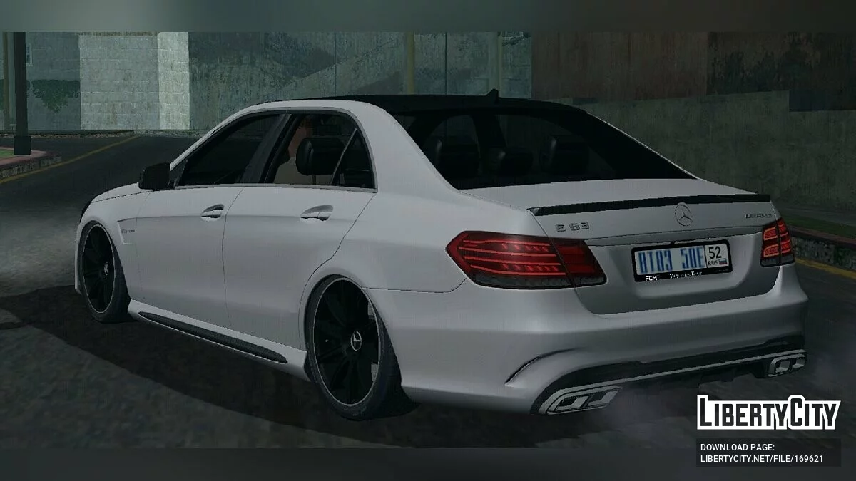 Mercedes-Benz E63 / GTA San Andreas (iOS, Android)
