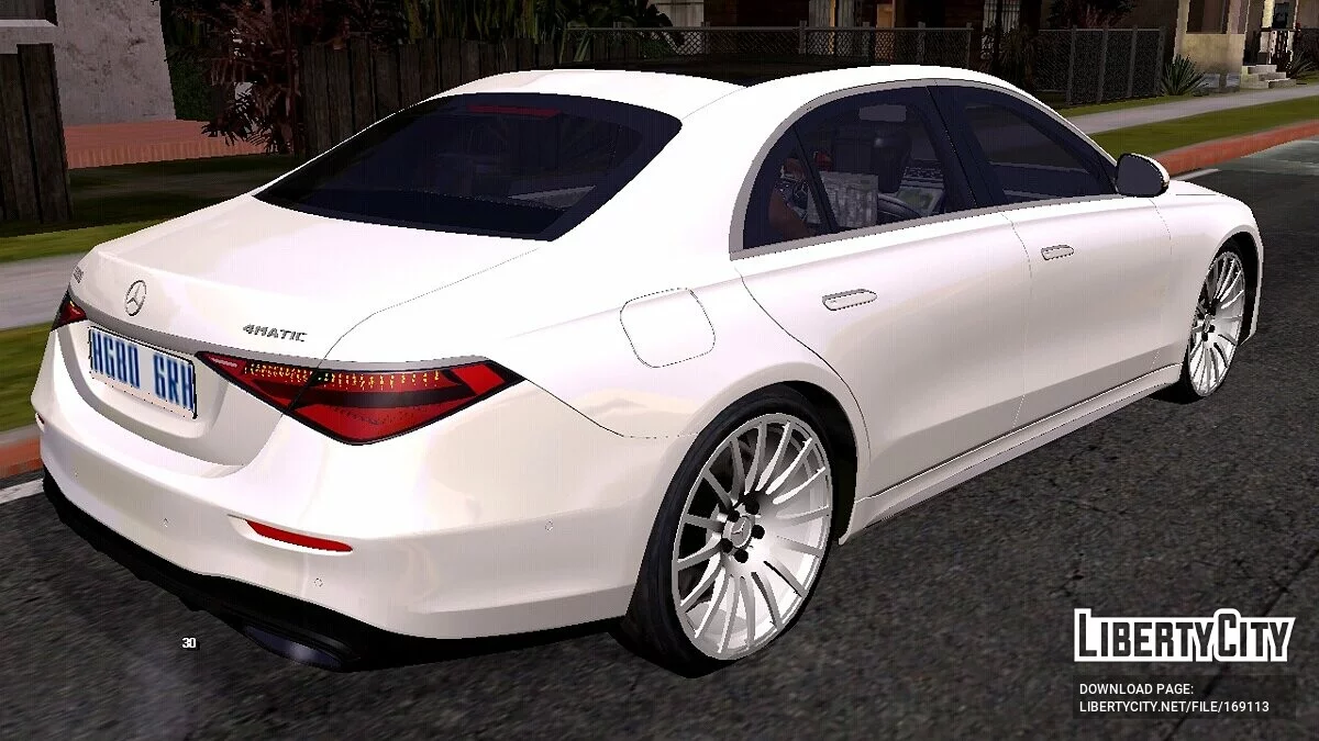Mercedes-Benz S500 2021 (только DFF) / GTA San Andreas (iOS, Android)