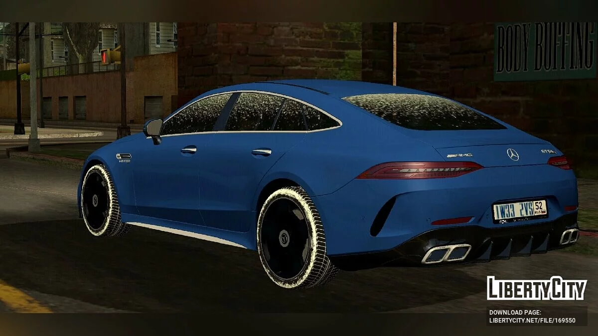 Mercedes - Зимняя версия / GTA San Andreas (iOS, Android)