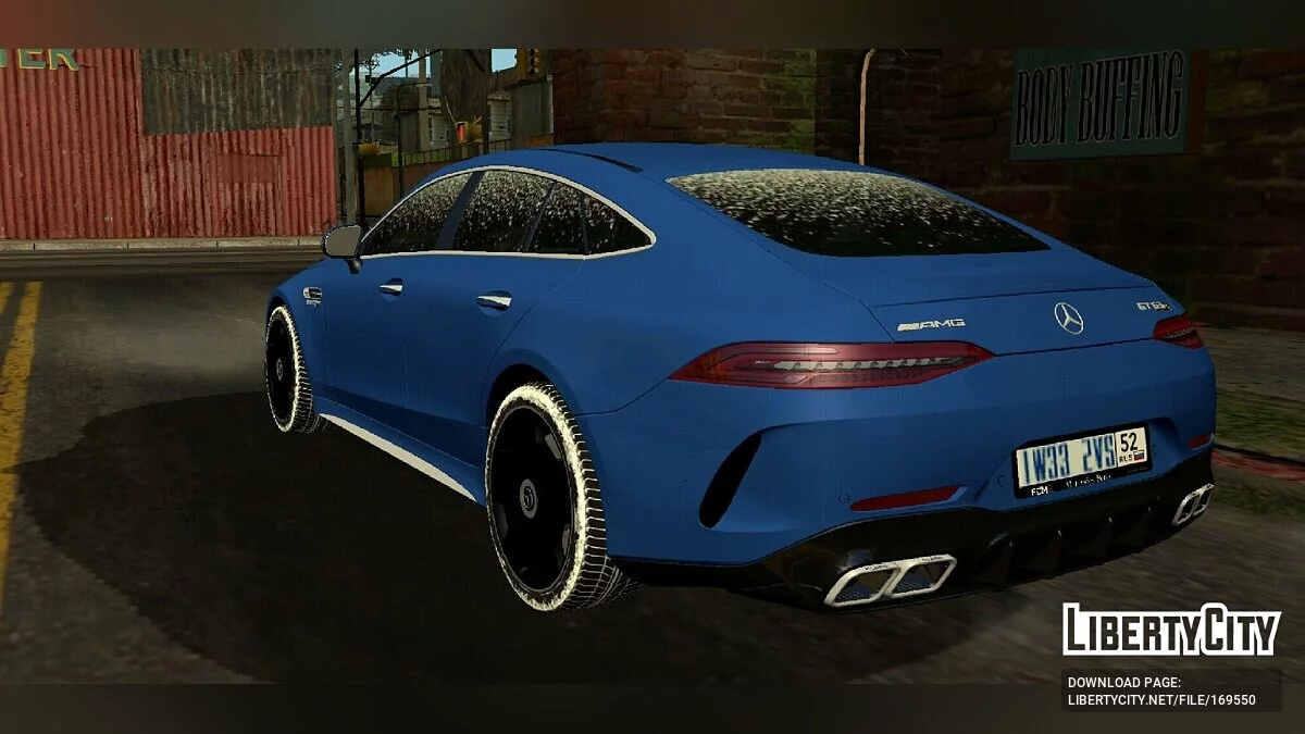 Mercedes - Зимняя версия / GTA San Andreas (iOS, Android)