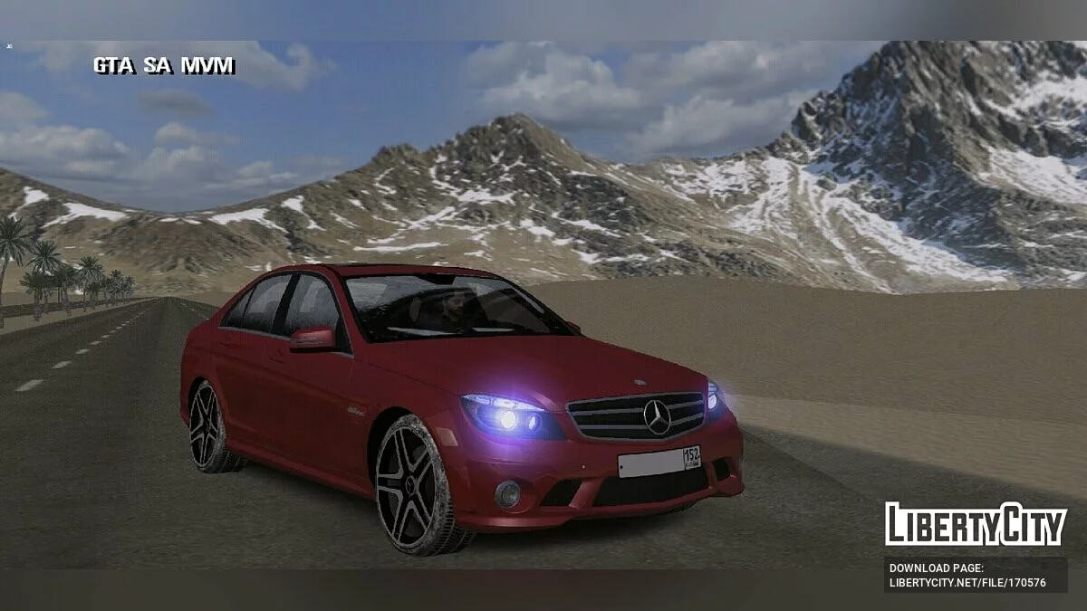Mercedes-Benz C63 / GTA San Andreas (iOS, Android)
