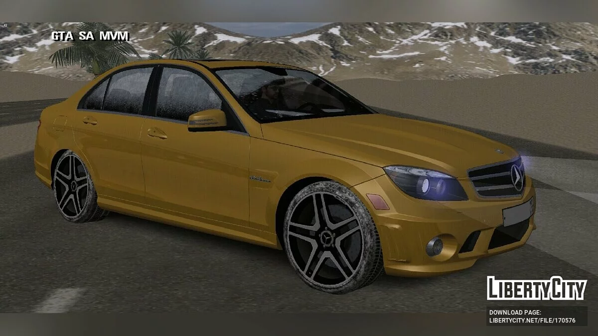 Mercedes-Benz C63 / GTA San Andreas (iOS, Android)