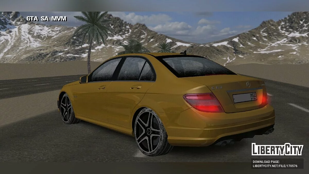 Mercedes-Benz C63 / GTA San Andreas (iOS, Android)