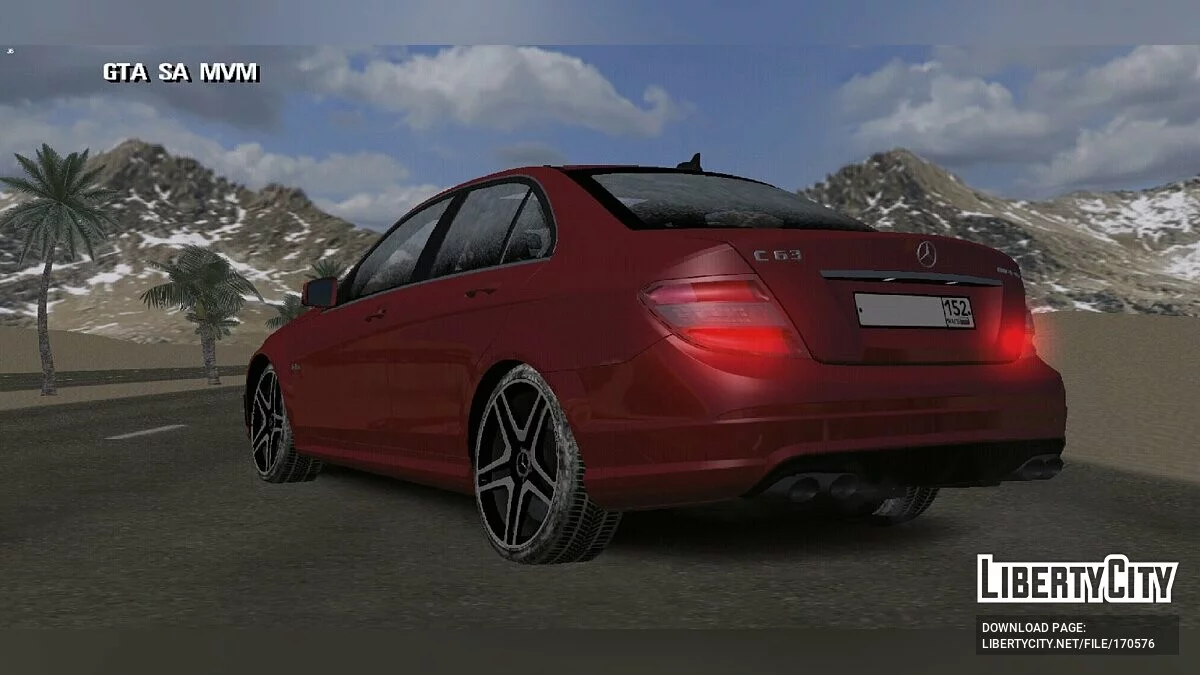 Mercedes-Benz C63 / GTA San Andreas (iOS, Android)
