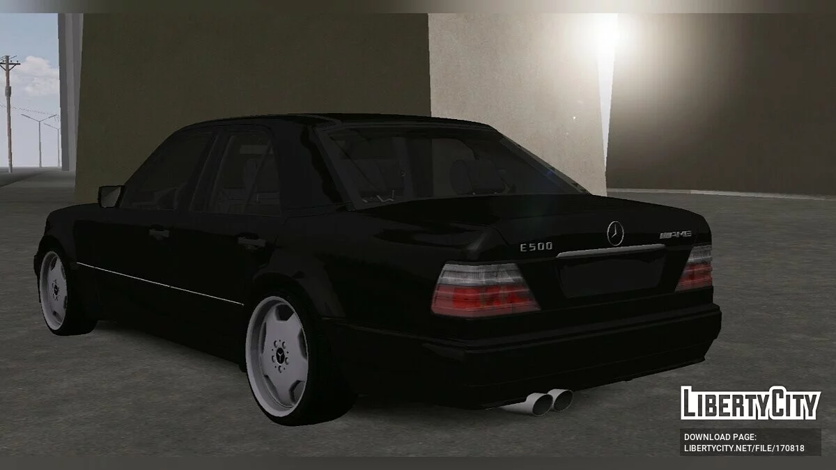 Mercedes-Benz W124 E500 AMG / GTA San Andreas (iOS, Android)