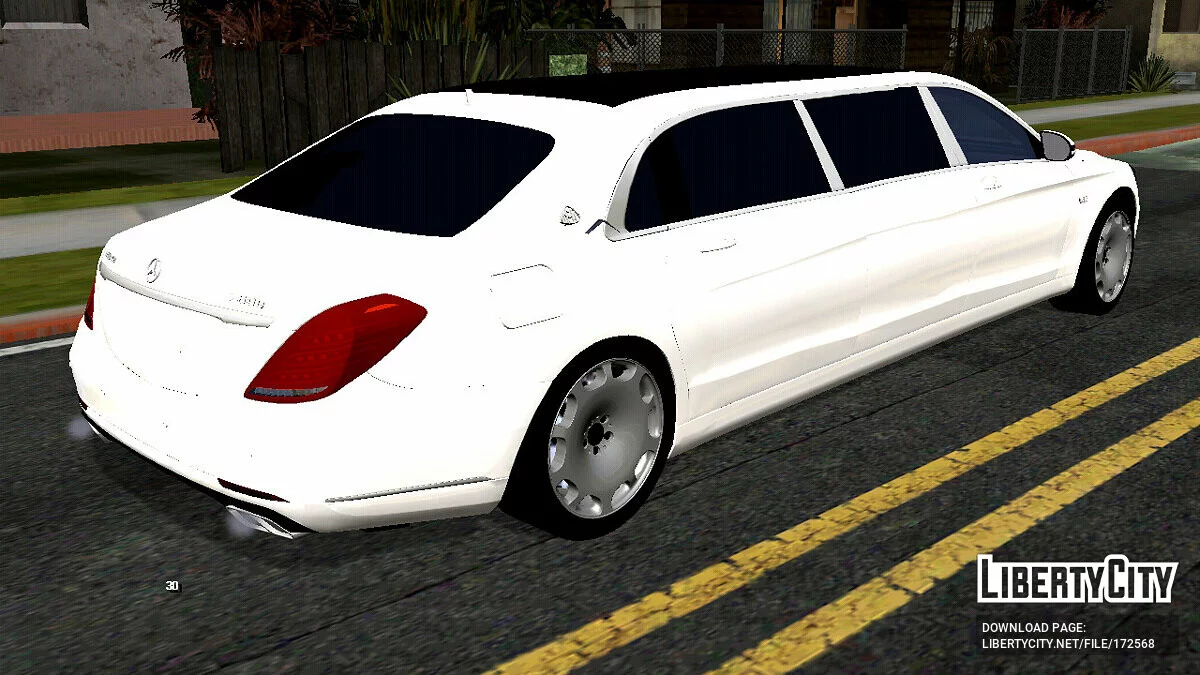Лимузин Mercedes-Benz / GTA San Andreas (iOS, Android)