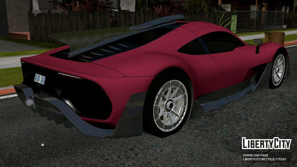 Mercedes-AMG Project One 2022 (только DFF) / GTA San Andreas (iOS, Android)