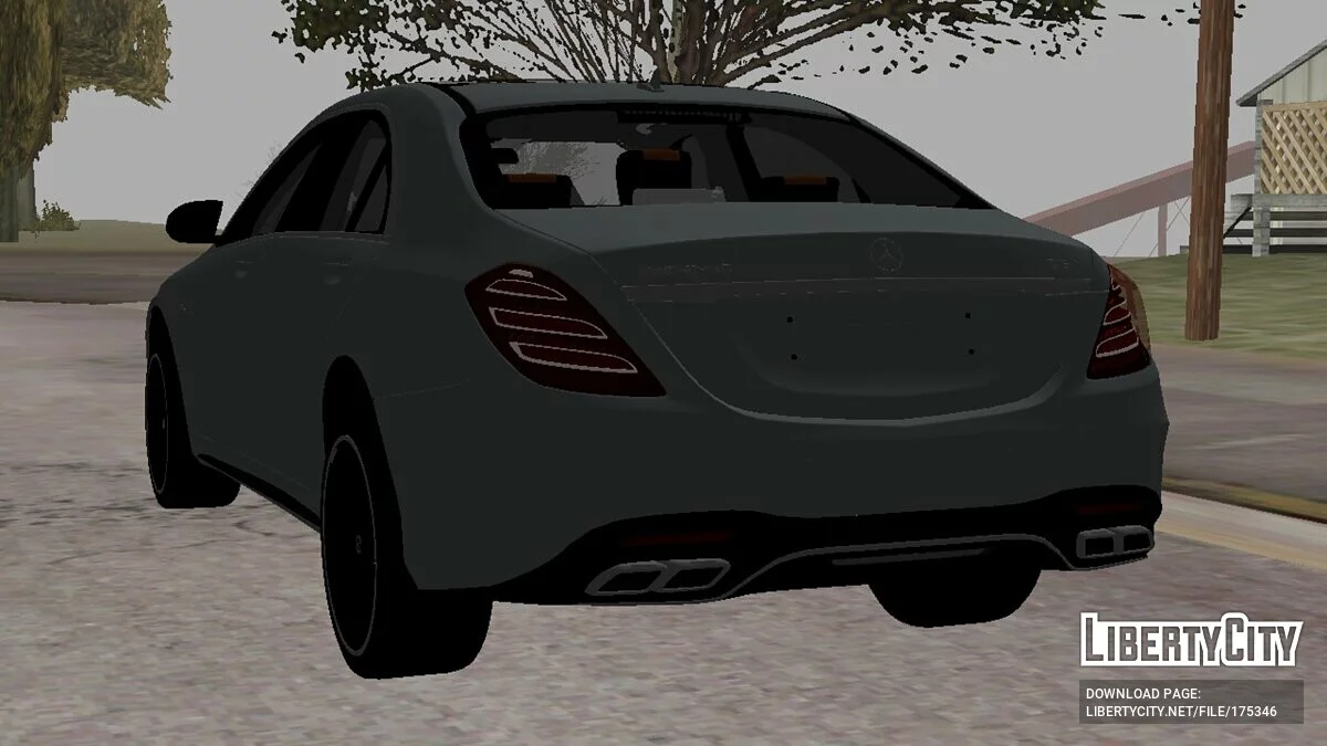 Mercedes Benz W222 S63 AMG 2018 (DFF ONLY) / GTA San Andreas (iOS, Android)