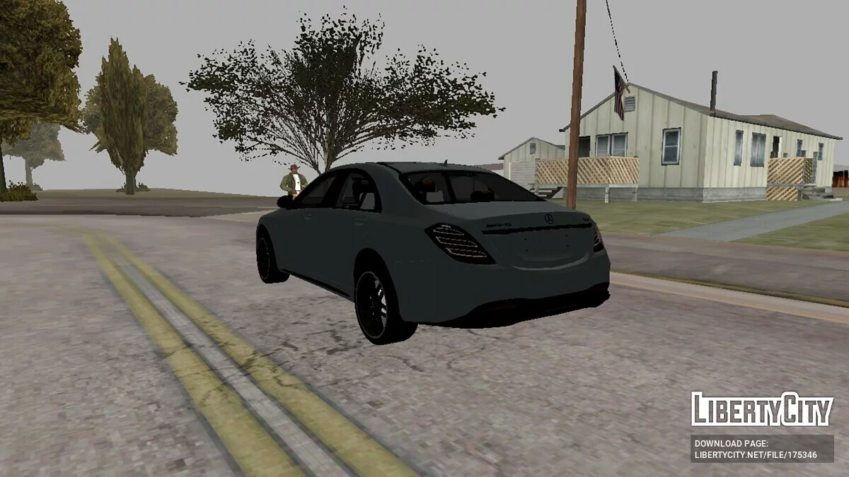 Mercedes Benz W222 S63 AMG 2018 (DFF ONLY) / GTA San Andreas (iOS, Android)