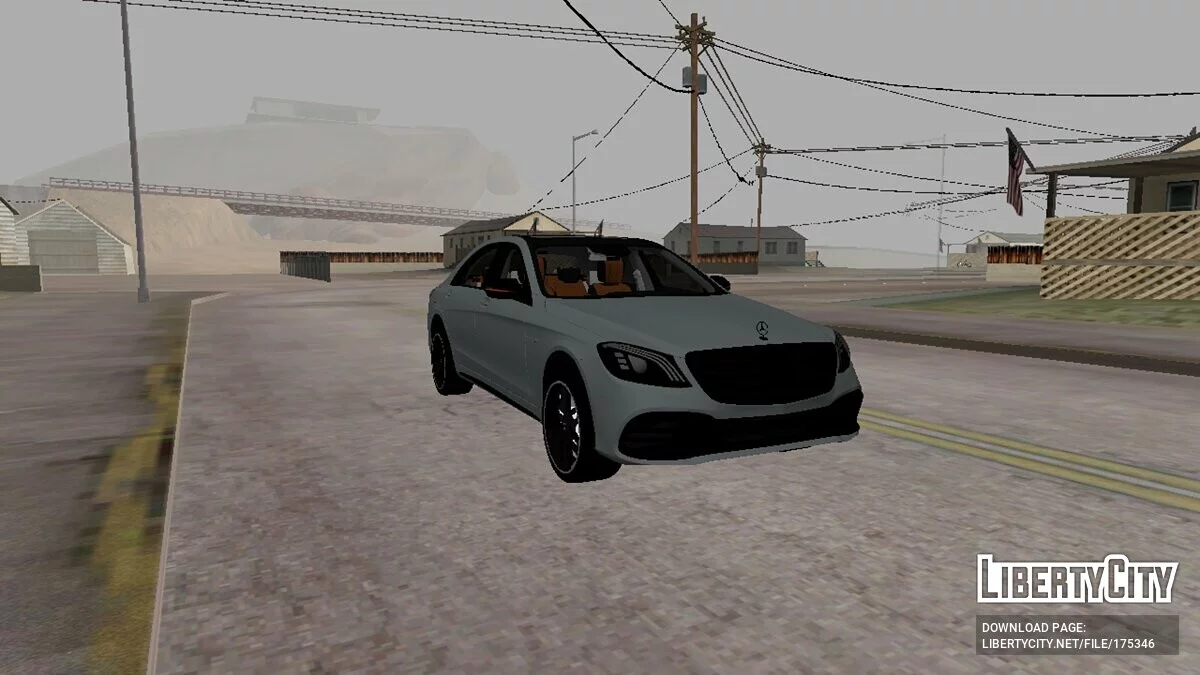 Mercedes Benz W222 S63 AMG 2018 (DFF ONLY) / GTA San Andreas (iOS, Android)
