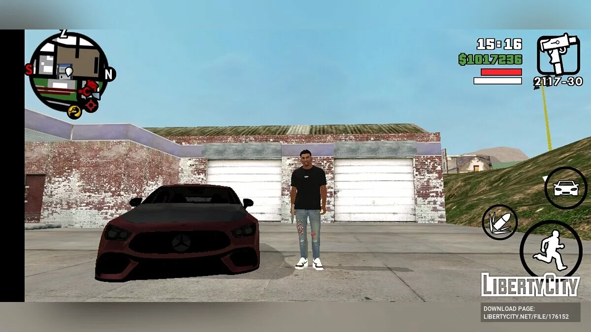 Mercedes Benz GT63s AMG / GTA San Andreas (iOS, Android)