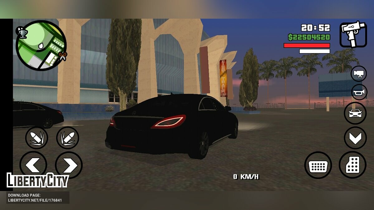 Скачать Mercedes CLS 63 AMG для GTA San Andreas (iOS, Android)