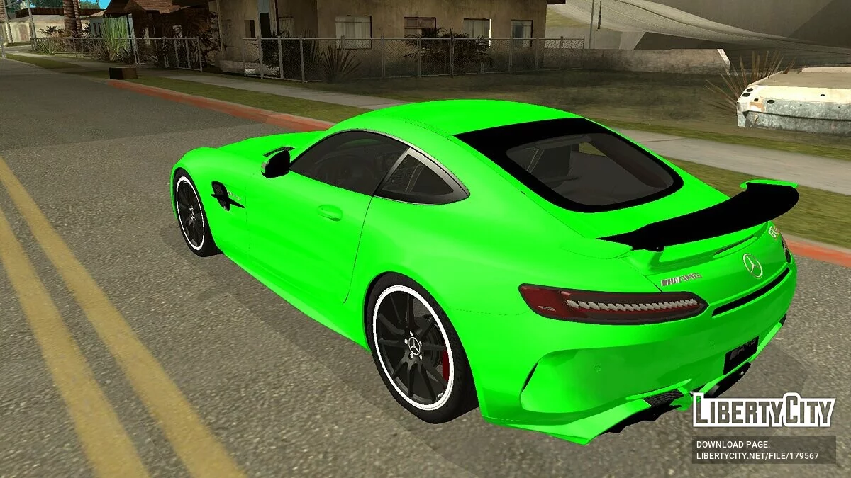 2017 Mercedes-Benz AMG GT R / GTA San Andreas (iOS, Android)