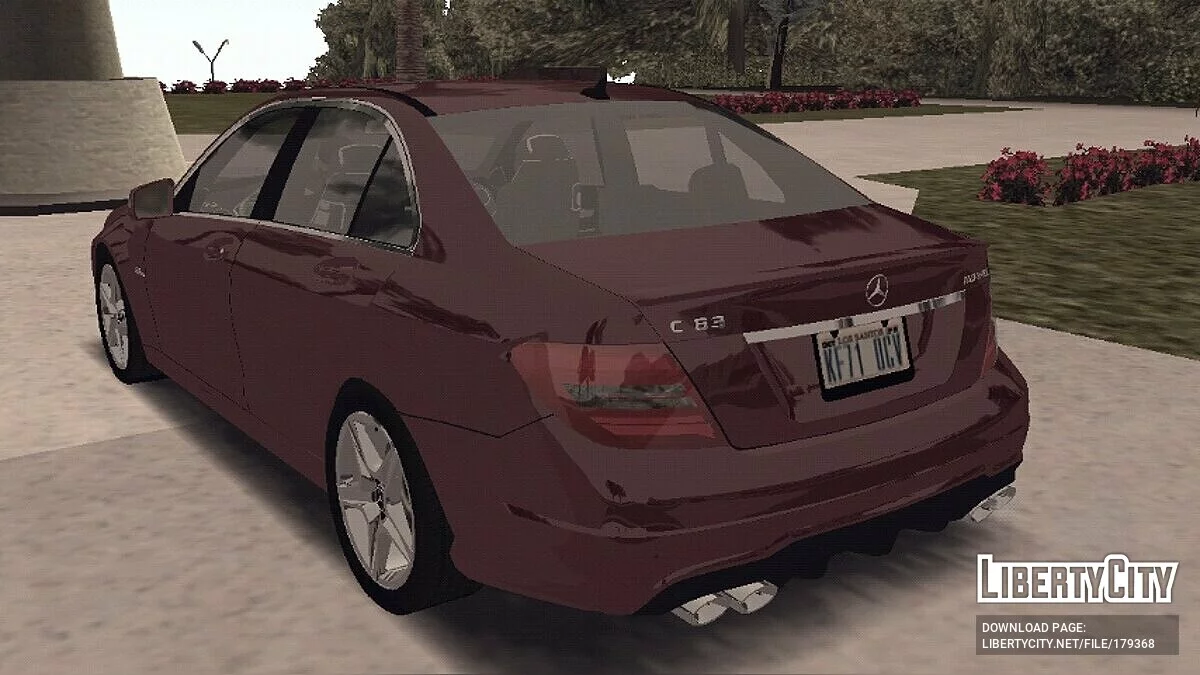 Mercedes-Benz C63 AMG (только DFF) / GTA San Andreas (iOS, Android)