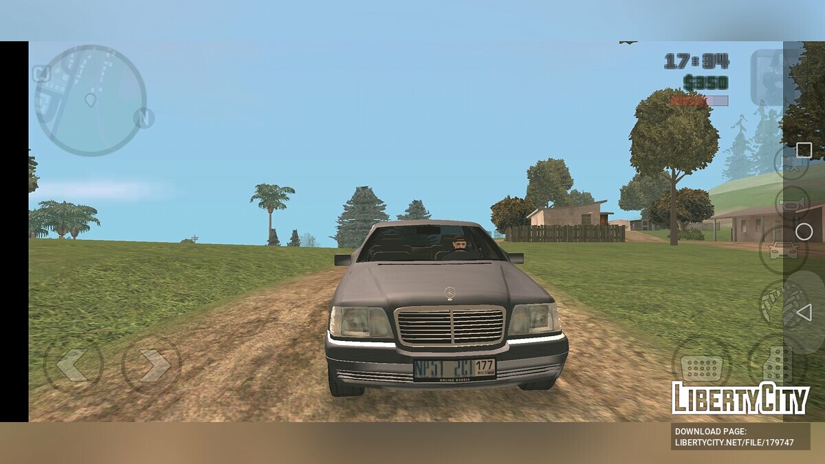 Скачать Mercedes Benz s600 для GTA San Andreas (iOS, Android)