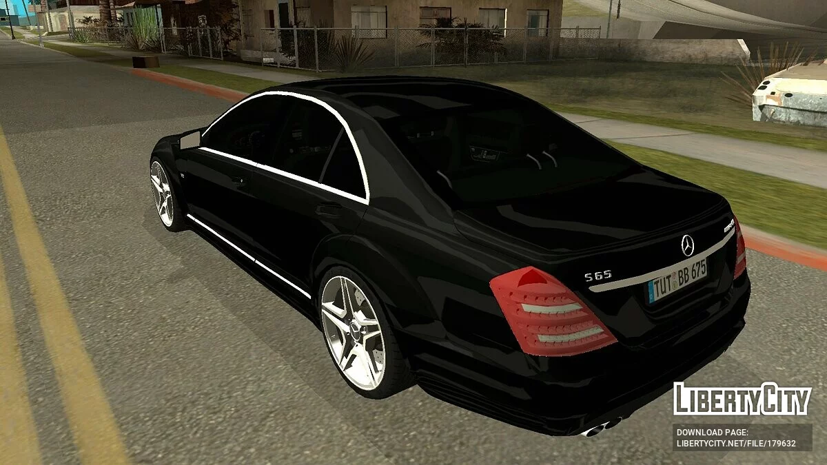 Mercedes-Benz S65 W221 / GTA San Andreas (iOS, Android)