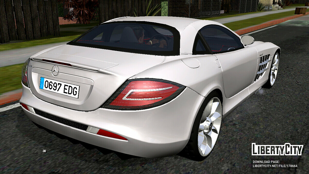 Скачать Mercedes-Benz SLR McLaren (только DFF) для GTA San Andreas (iOS,  Android)