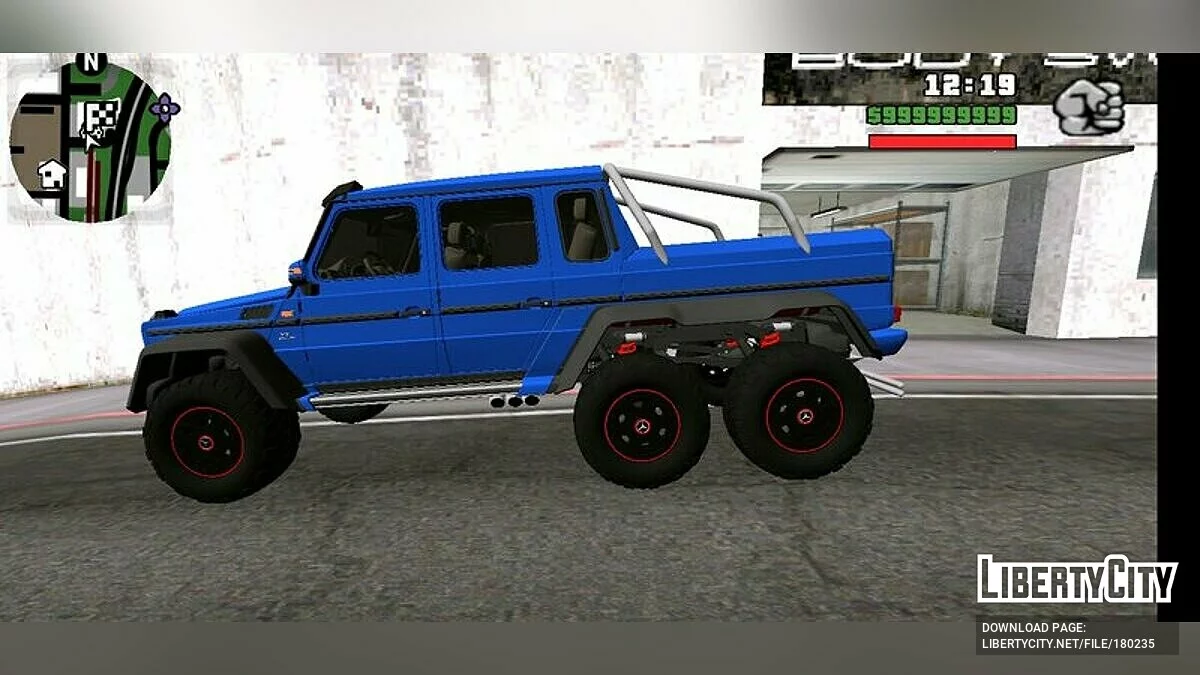 Mercedes-Benz 6x6 (только DFF) / GTA San Andreas (iOS, Android)