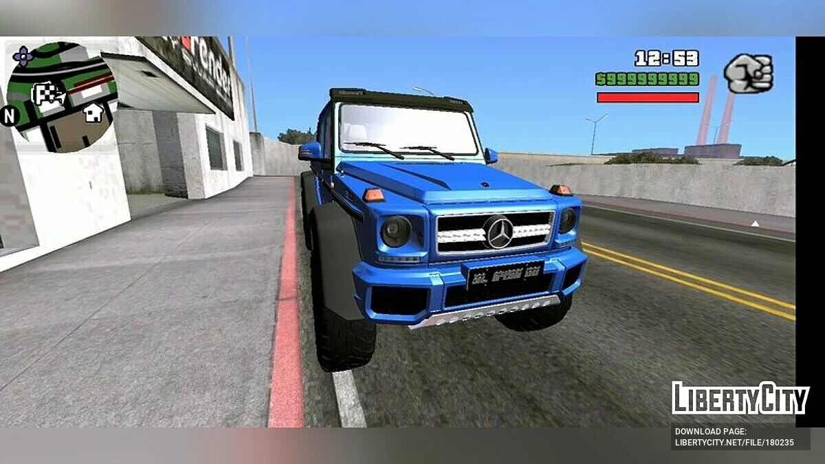 Mercedes-Benz 6x6 (только DFF) / GTA San Andreas (iOS, Android)