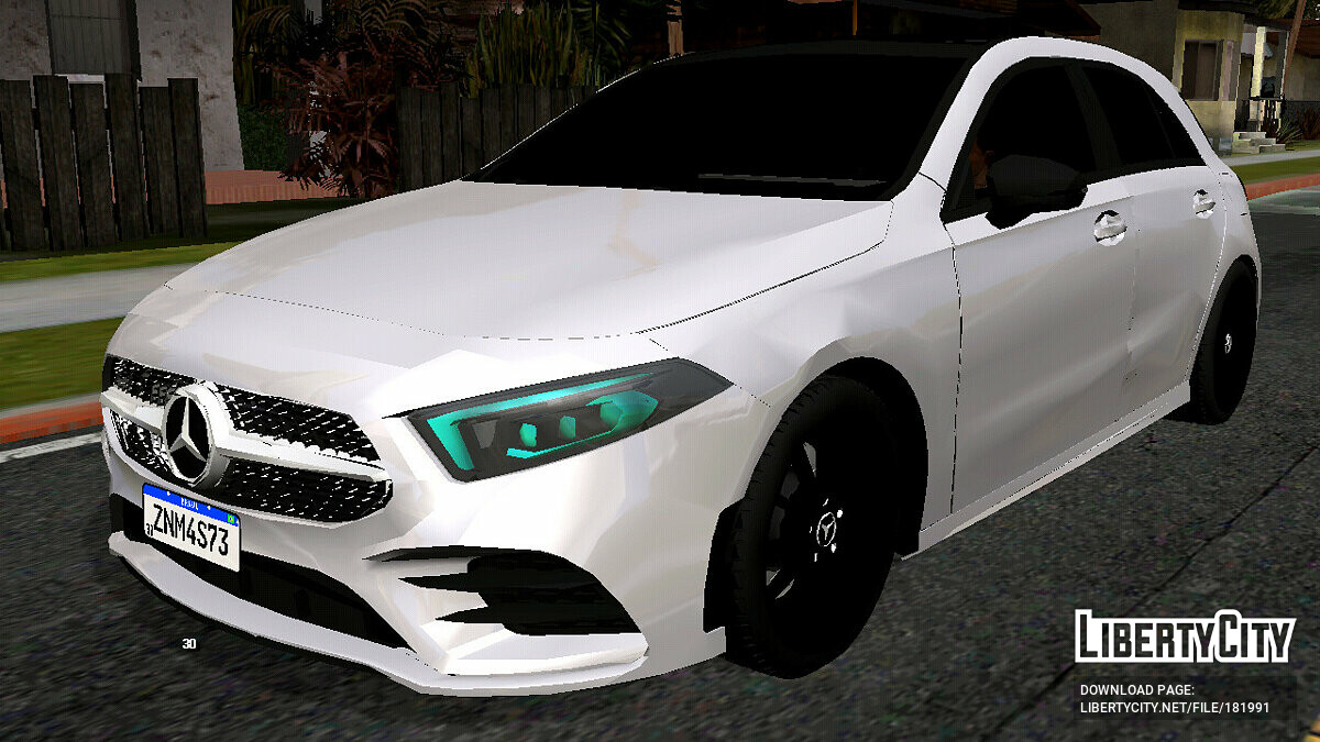 Скачать Mercedes-Benz A-Class 2019 (только DFF) для GTA San Andreas (iOS,  Android)