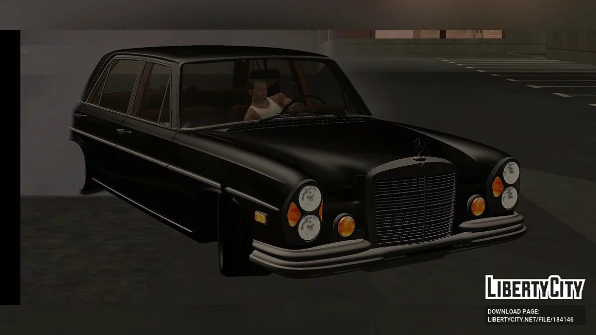 Mercedes-Benz 300SEL w109 Tuned v1.2 (только DFF) / GTA San Andreas (iOS, Android)
