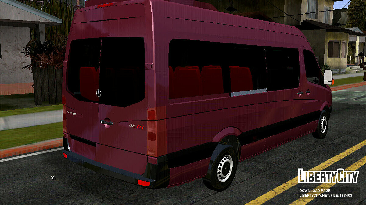 Скачать Mercedes-Benz Sprinter 315 CDI (только DFF) для GTA San Andreas  (iOS, Android)