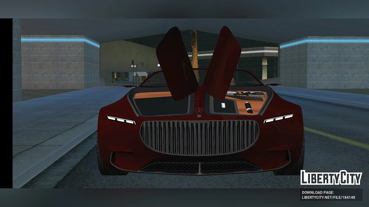 Mercedes-Maybach Vision-GT (только DFF) / GTA San Andreas (iOS, Android)