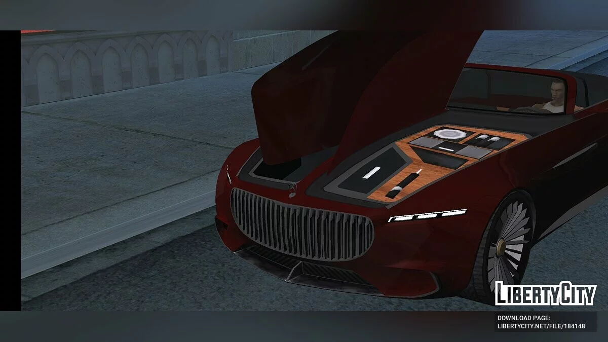 Mercedes-Maybach Vision-GT (только DFF) / GTA San Andreas (iOS, Android)