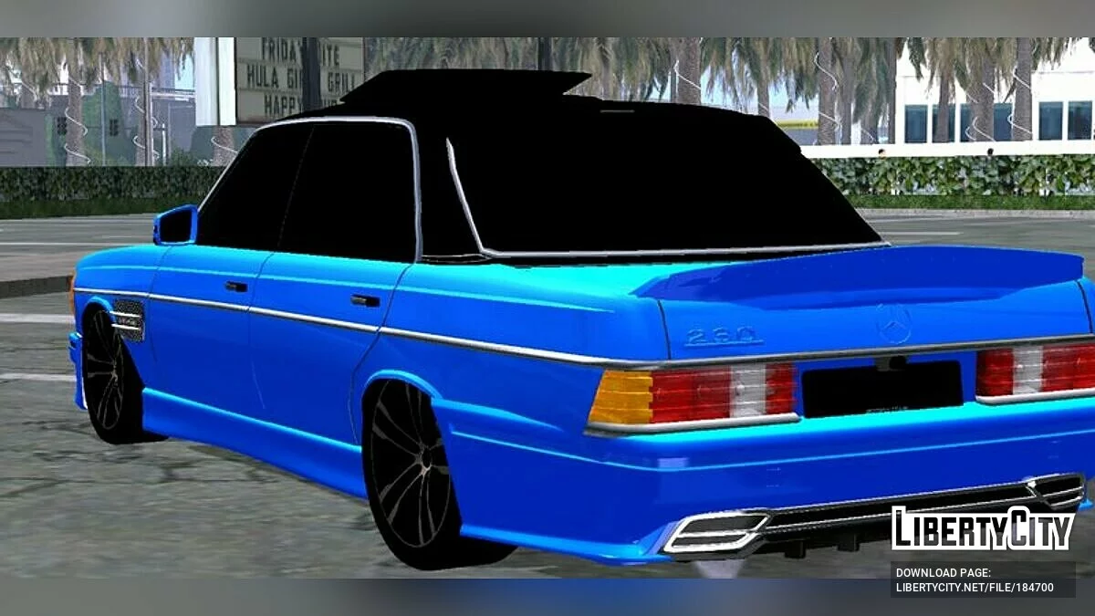 Mercedes-Benz 230 W123 Tuning / GTA San Andreas (iOS, Android)