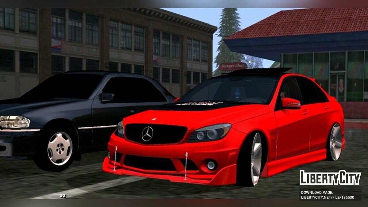 Mercedes-Benz car Mercedes-Benz C63 W204 Tuning for GTA San Andreas (iOS, Android)