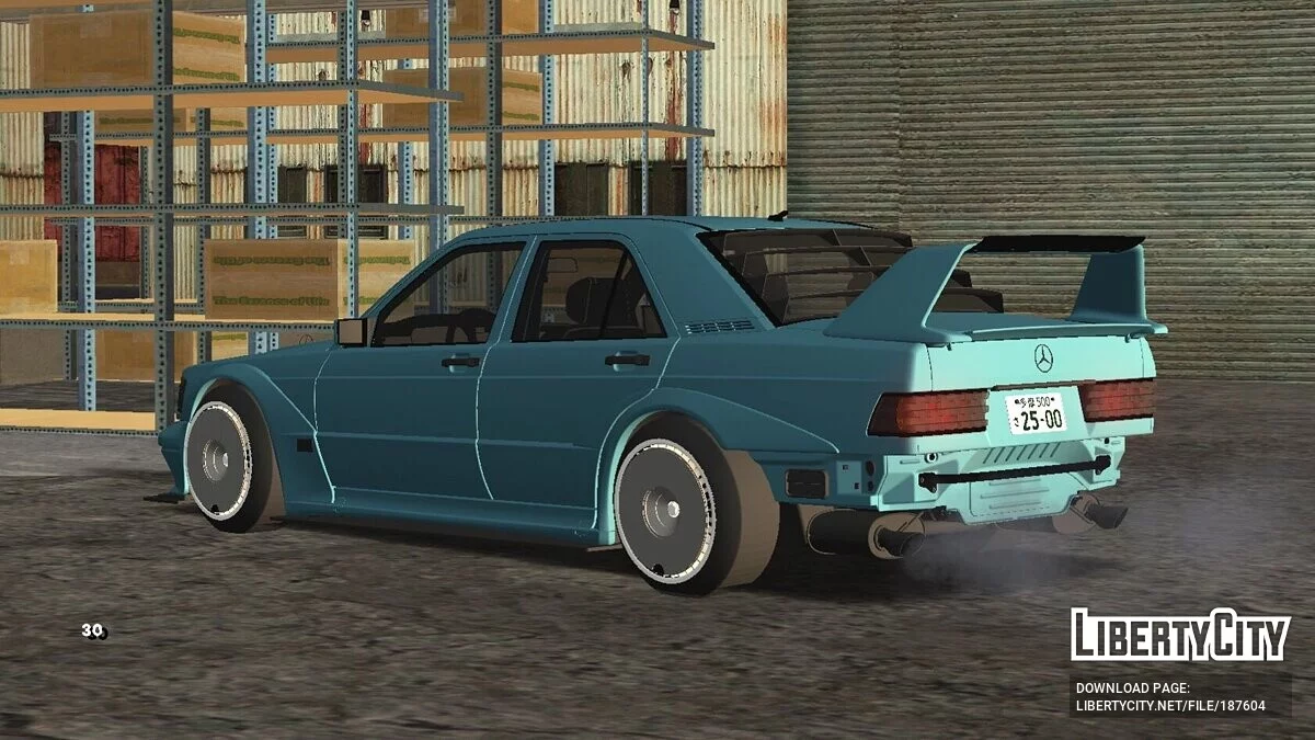 Mercedes-Benz 190 "Cyberpunk Concept 2023" (только DFF) / GTA San Andreas (iOS, Android)