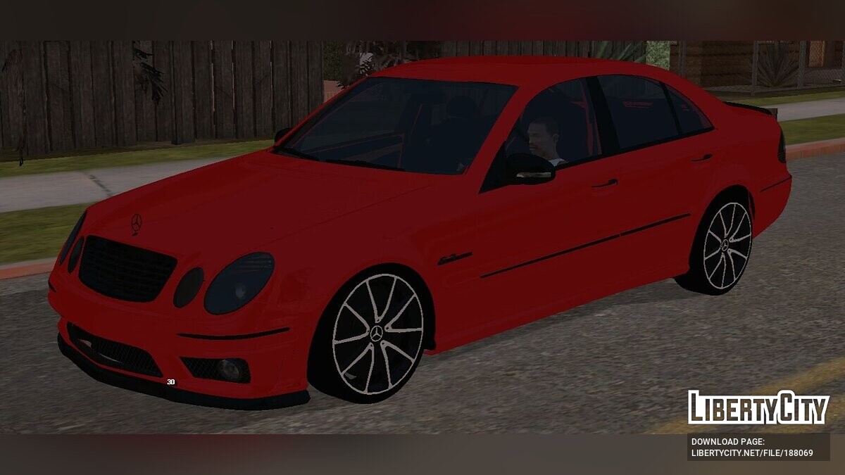 Скачать Mercedes-Benz E63 ///AMG w211 (только DFF) для GTA San Andreas  (iOS, Android)