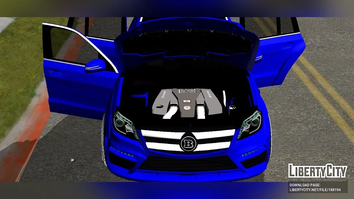 Mercedes-Benz GL63 BRABUS / GTA San Andreas (iOS, Android)