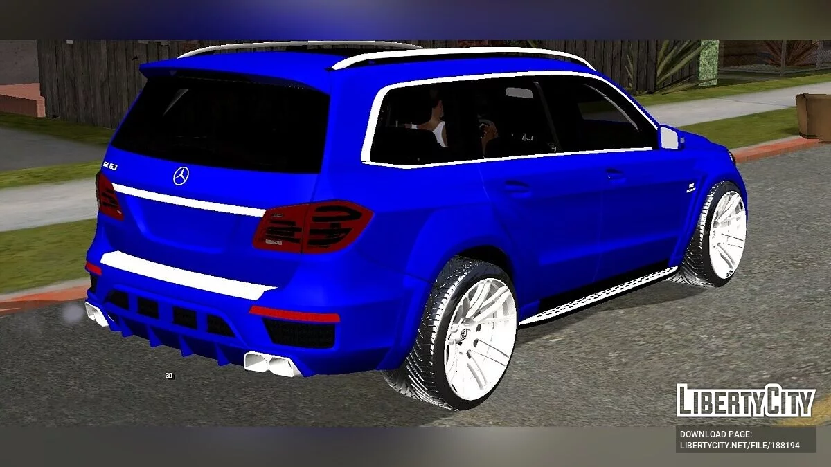 Mercedes-Benz GL63 BRABUS / GTA San Andreas (iOS, Android)