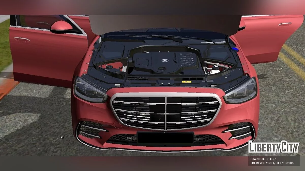 Mercedes-Benz S500 4 Matic W223 2022 / GTA San Andreas (iOS, Android)