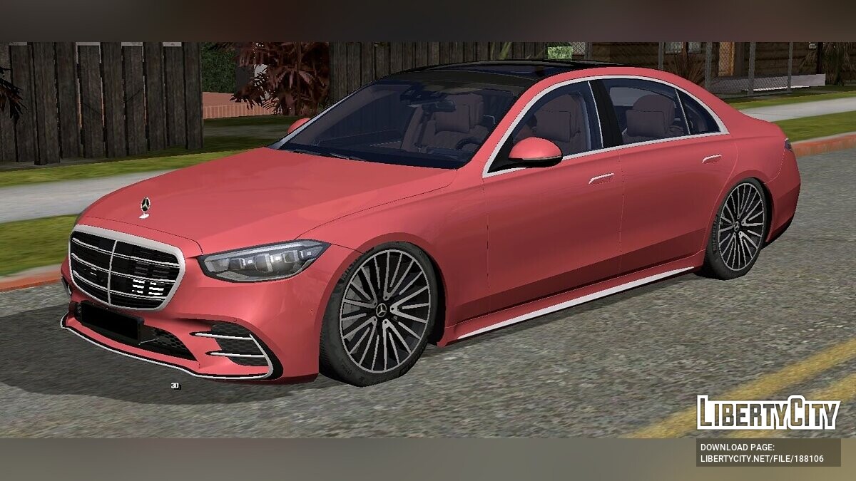 Mercedes-Benz S500 4 Matic W223 2022 для GTA San Andreas (iOS, Android) - Картинка #1