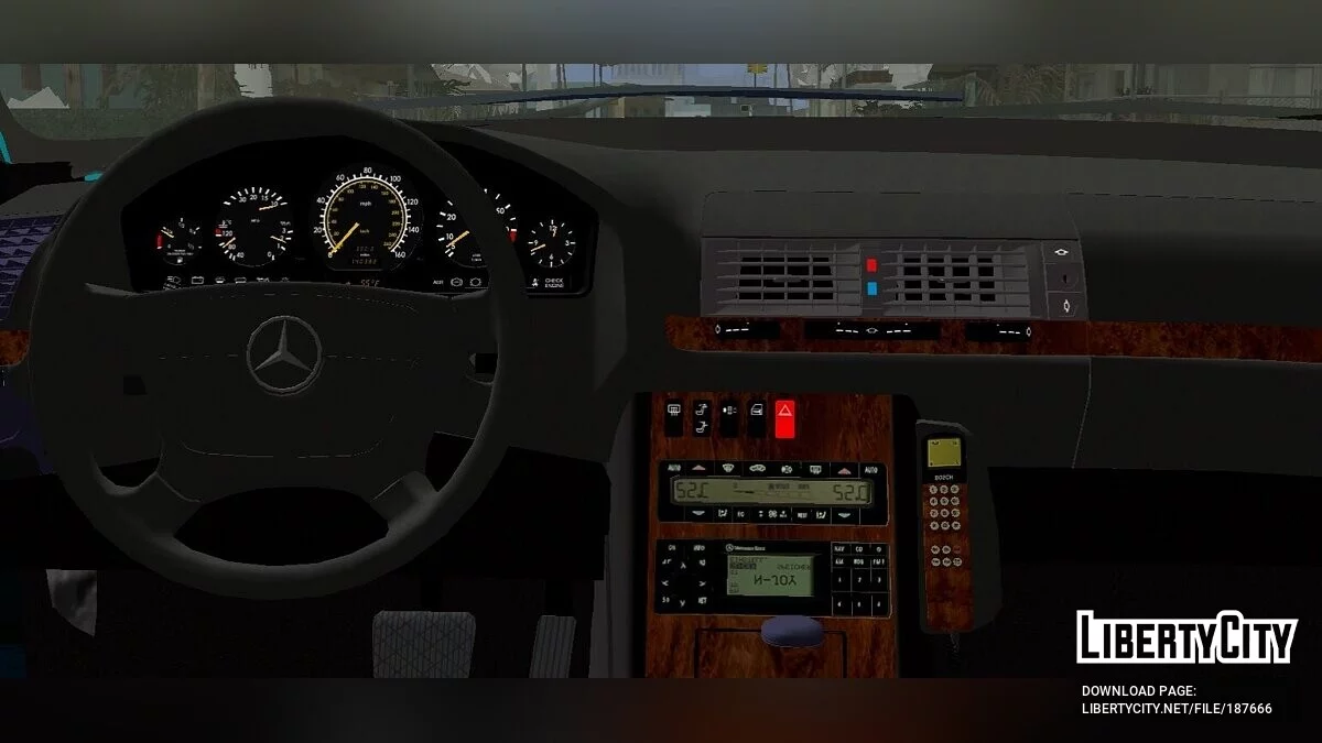 Mercedes-Benz W210 / GTA San Andreas (iOS, Android)