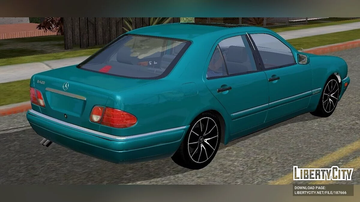Mercedes-Benz W210 / GTA San Andreas (iOS, Android)