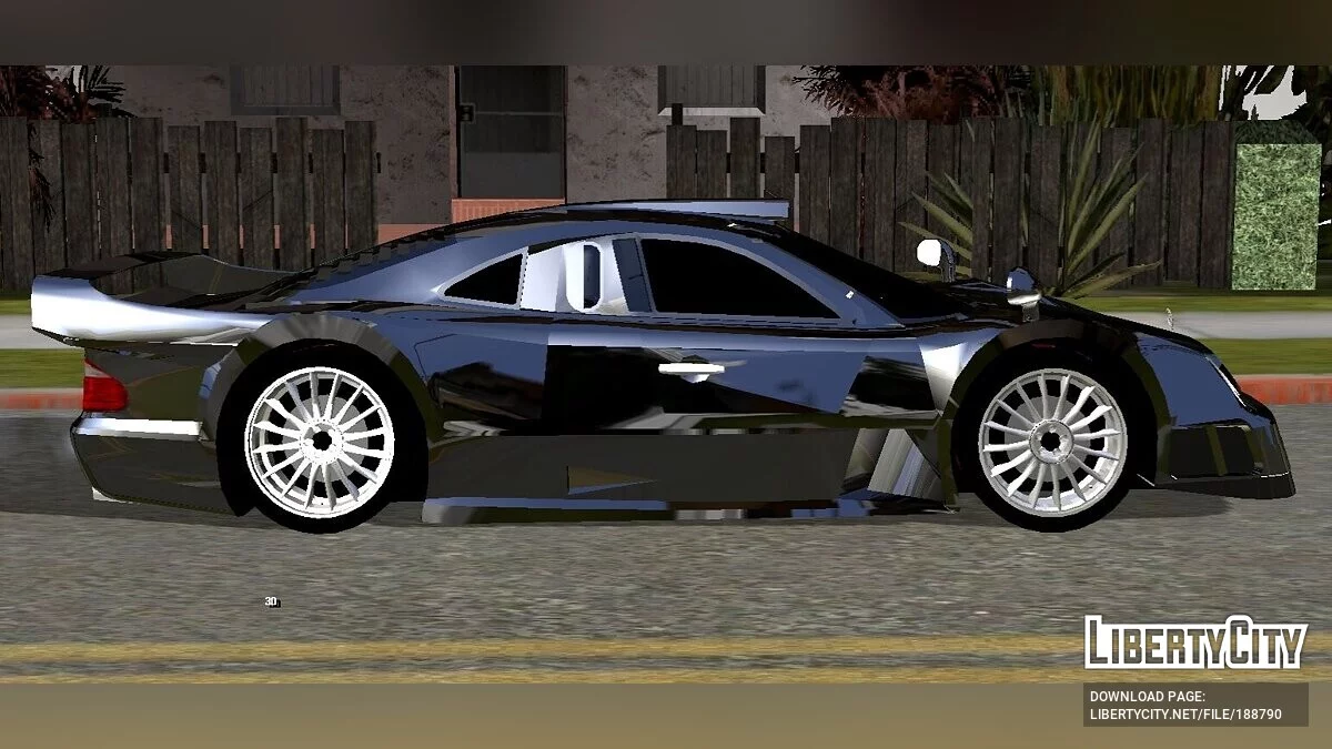 Mercedes-Benz CLK GTR 1998 Strassenversion / GTA San Andreas (iOS, Android)